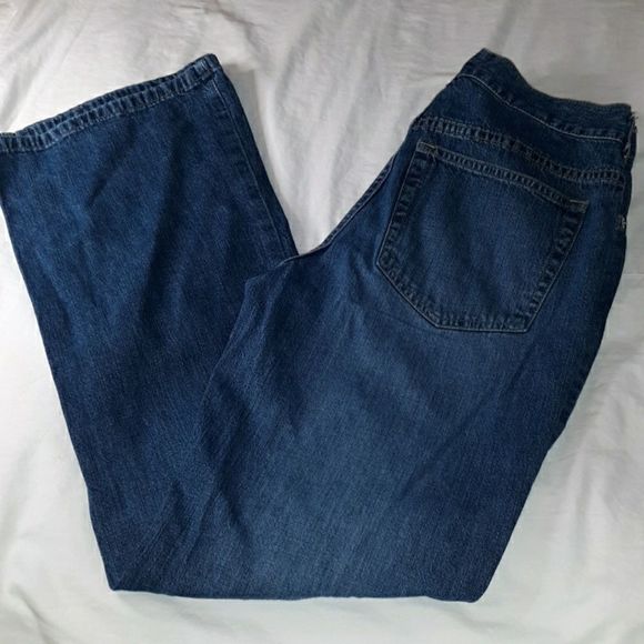 Lands' End Classic 5 Pocket‎ Jeans Boot Cut 4 - Picture 1 of 6